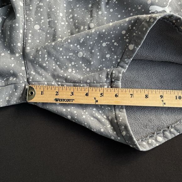 Puma White Noize Mens Activewear Shorts Extra Large XL Gray Drawstring - Picture 10 of 10